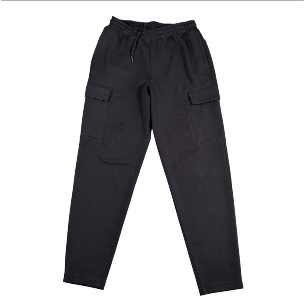LULULEMON Smooth Spacer Classic Fit Modal Tapered  Blend Cargo Pants Sz M Black
